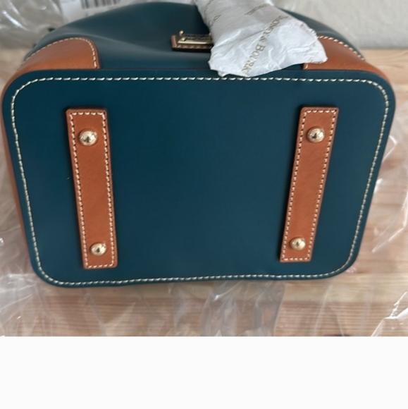 Dooney & Bourke Teal and Tan Women's Bag - Picture 5 of 5
